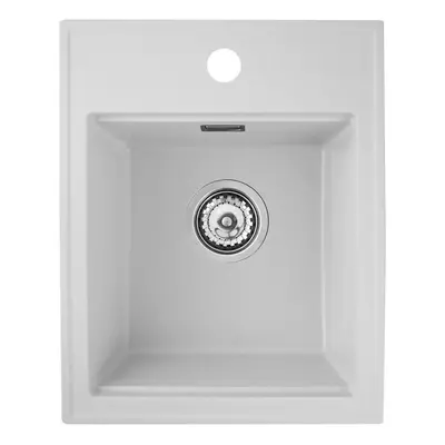 SINK Quality Mosogató minőségi Ferrum Új 4050, 1 kamrás gránit mosogató 400x500x185 mm + króm sz