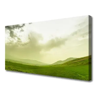 Vászonkép Nature Green Meadow megtekintése 100x50 cm