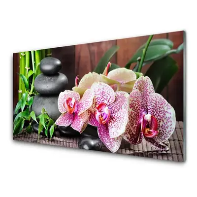 Üvegkép Bamboo Orchid Spa 140x70 cm 4 fogas