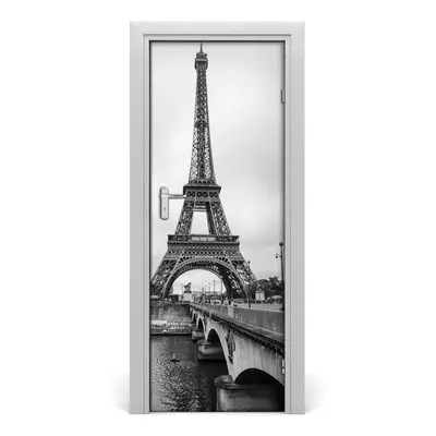 Ajtóposzter öntapadós Eiffel-torony 85x205 cm