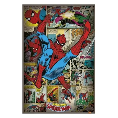 Plakát MARVEL COMICS - spider man ret