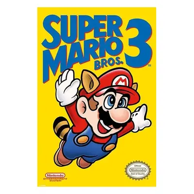 Plakát Super Mario Bros. 3 - NES Cover