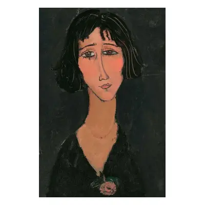 Reprodukció Margherita, Jeune Femme a la Rose, Amedeo Modigliani