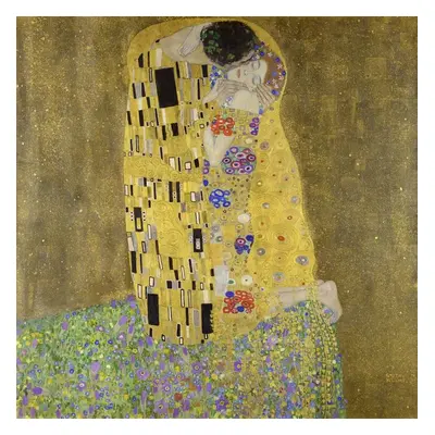 Reprodukció A csók, Gustav Klimt