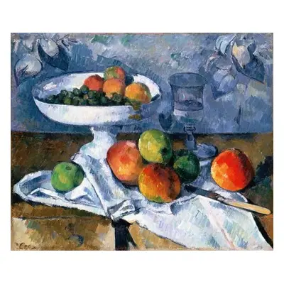 Reprodukció Still Life with Fruit Dish, 1879-80, Paul Cezanne