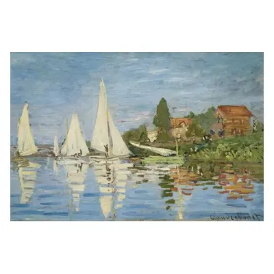 Reprodukció Regatta at Argenteuil, c.1872, Claude Monet