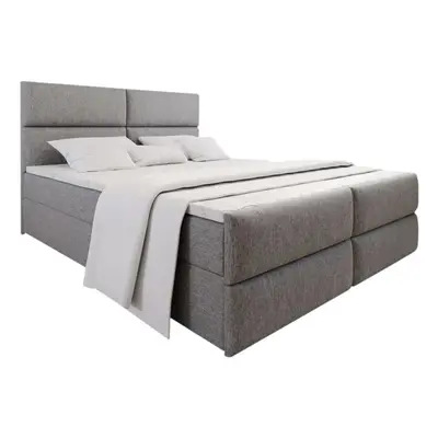 MILON kárpitozott boxspring ágy + topper, 160x200, sawana 21