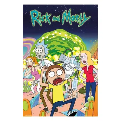 Plakát Rick & Morty - Group