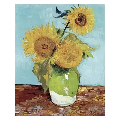 Reprodukció Vase with Three Sunflowers, Vincent Van Gogh