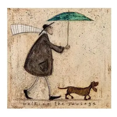 Művészeti nyomat Sam Toft - Walking The Sausage