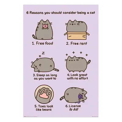 Plakát Pusheen - Reasons to be a Cat