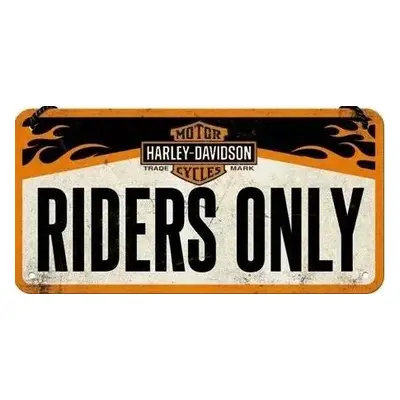 Fém tábla Harley-Davidson - Riders Only