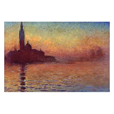 Plakát Claude Monet - San Giorgio Maggiore at Dusk