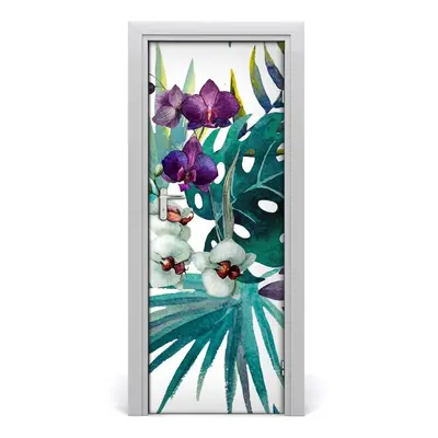 Ajtóposzter Hawaii mintás 75x205 cm