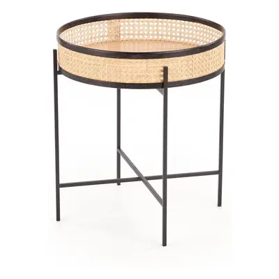 Rattan dohányzóasztal LANIPA 50x55