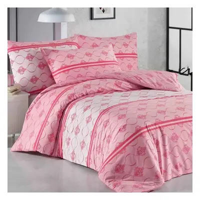 DELUXE pamut ágynemű Homa ROAN PINK 220x200 cm