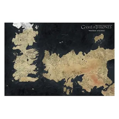 Plakát Game of Thrones - Westeros Map