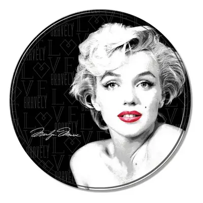 Fém tábla Marilyn Monroe - Round