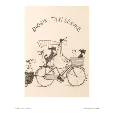 Művészeti nyomat Sam Toft - Doggie Taxi Service