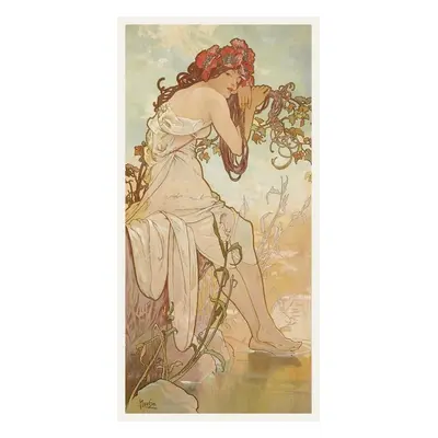 Reprodukció The Seasons: Summer, Alfons Mucha