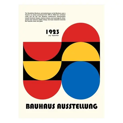 Illusztráció Bauhaus Ausstellung, Retrodrome