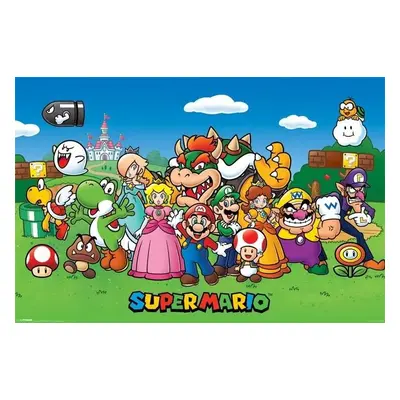 Plakát Super Mario - Characters