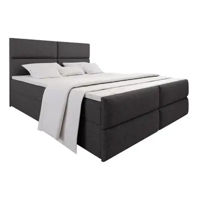 MILON kárpitozott boxspring ágy + topper, 160x200, sawana 05