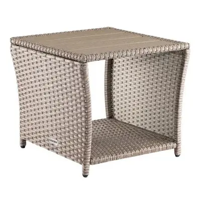 Deuba Vedis rattan asztal 45x45x40cm - krém