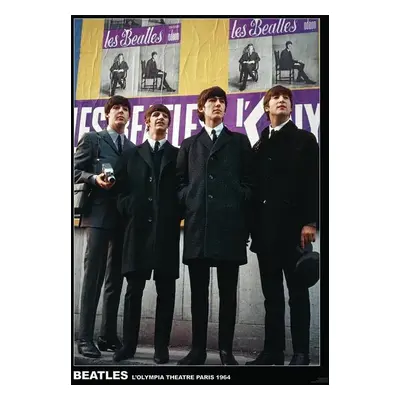 Plakát Beatles - Paris 1964