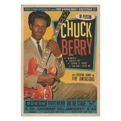 Plakát Chuck Berry at the Odeon - Southend