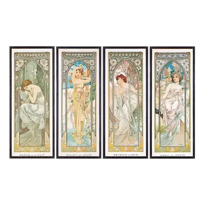 Reprodukció The Times of the Day (1899), Alfons Mucha