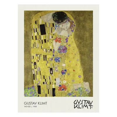 Reprodukció A csók, Gustav Klimt