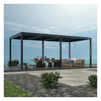 Alumínium bioklimatikus pergola lamellákkal 5.8 x 4 M