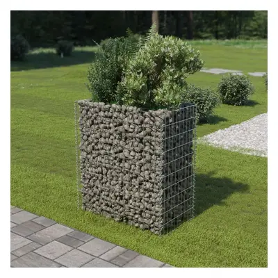 vidaXL horganyzott acél gabion magaságyás 90 x 50 x 100 cm