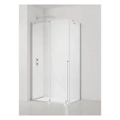 Zuhanysarok téglalap 110x80 cm SAT Walk-In Xmotion SATBWIXM110STE80