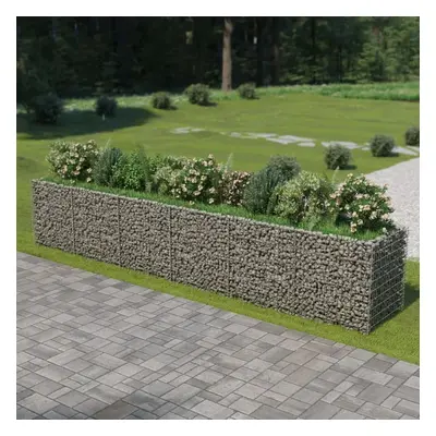 vidaXL horganyzott acél gabion magaságyás 540 x 90 x 100 cm