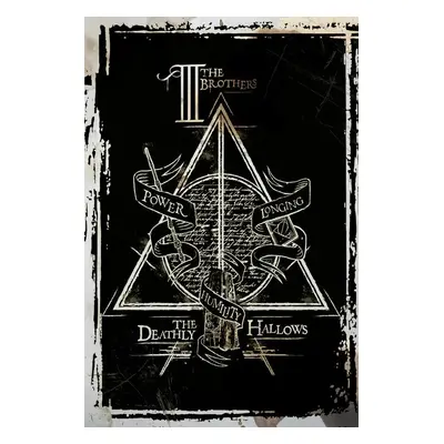 Művészi plakát Harry Potter - Deathly Hallows Graphic