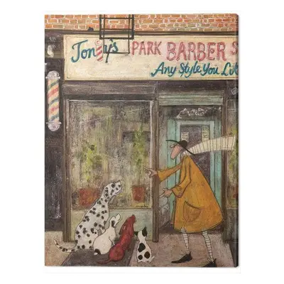 Vászonkép Sam Toft - The Barber Shop Quartet