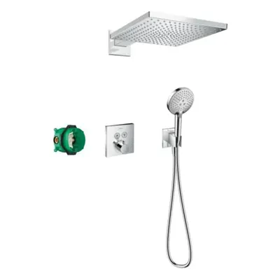 Zuhanyrendszer Hansgrohe Raindance E termosztatikus csapteleppel króm 27952000