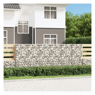 vidaXL horganyzott acél gabion fal fedéllel 300 x 50 x 100 cm