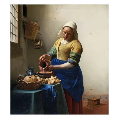 Reprodukció The Milkmaid, c.1658-60, Jan Vermeer