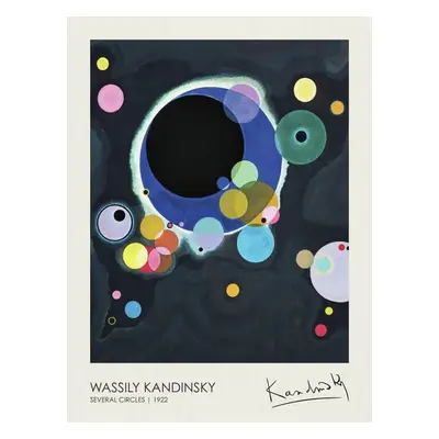 Reprodukció Several Circles (1922), Wassily Kandinsky