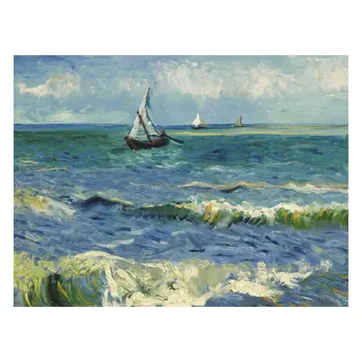 Reprodukció The sea at Saintes-Maries-de-la-Mer, Vincent van Gogh