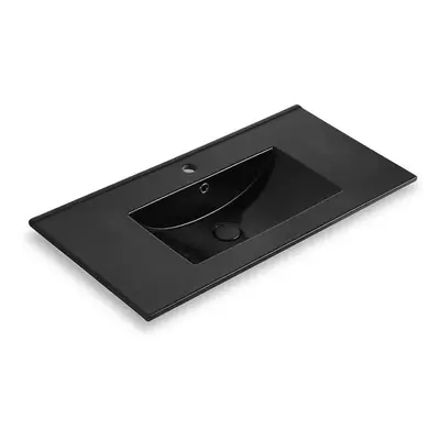 Cabinet washbasin Modena 81x46 cm black M8046BKM