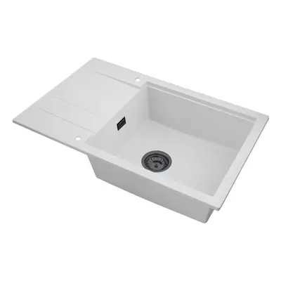 SINK Quality Mosogató minőségi Ferrum New 8010, 1 kamrás gránit mosogató 800x500x210 mm + grafit