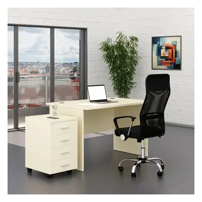 Irodabútor szett SimpleOffice 1, 120 cm, nyír