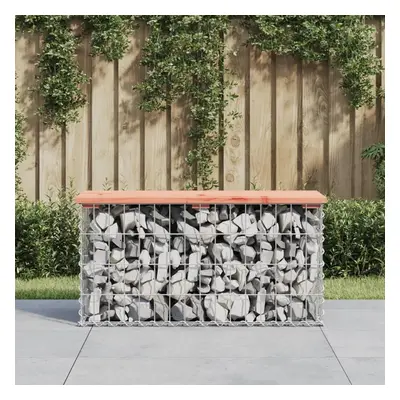 vidaXL tömör duglászfenyő gabion kerti pad 83x31,5x42 cm