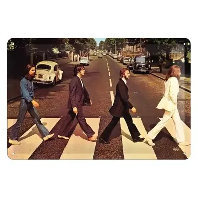 Fém tábla Beatles - Abbey Road