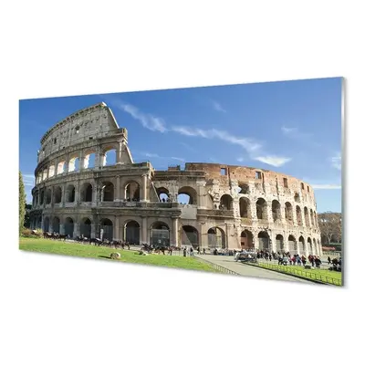 Üvegképek Róma Colosseum 125x50 cm 2 fogas