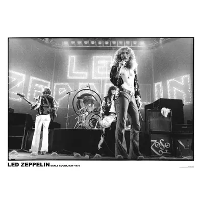 Plakát Led Zeppelin - Earls Court May 1975